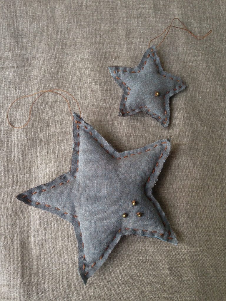 Hand-Stitched Hanging Stars